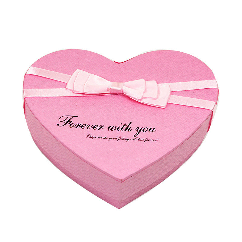 Soap Flower Heart-shaped Rose Gift Box Valentine's Day Gift - Golden Treasures  # #