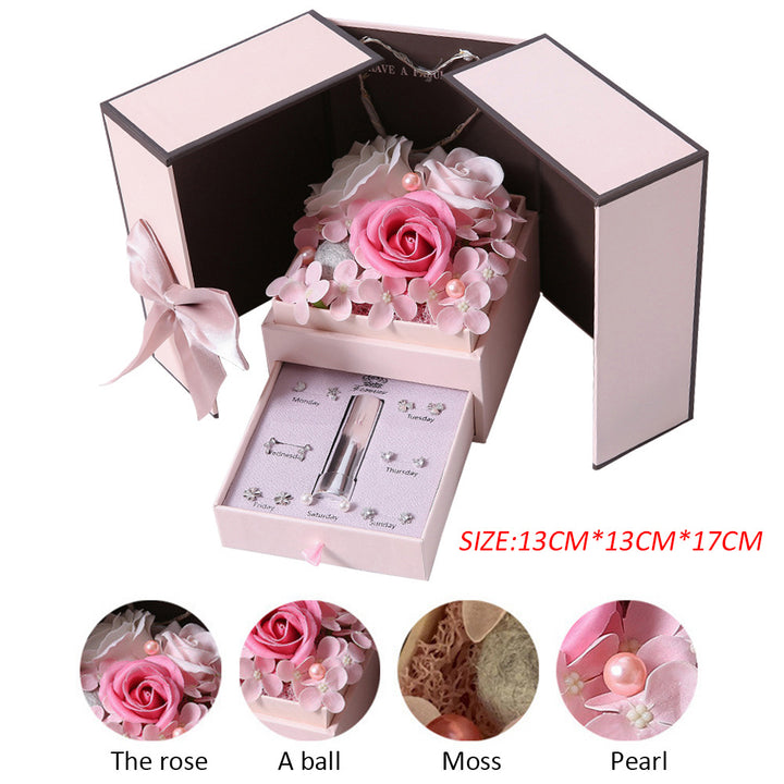 Pink Lamp Gift Box Valentine's Day Creative Gift - Golden Treasures  # #