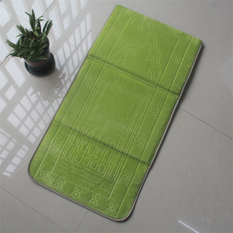 New Folding Backrest Portable Prayer Mat - Golden Treasures 