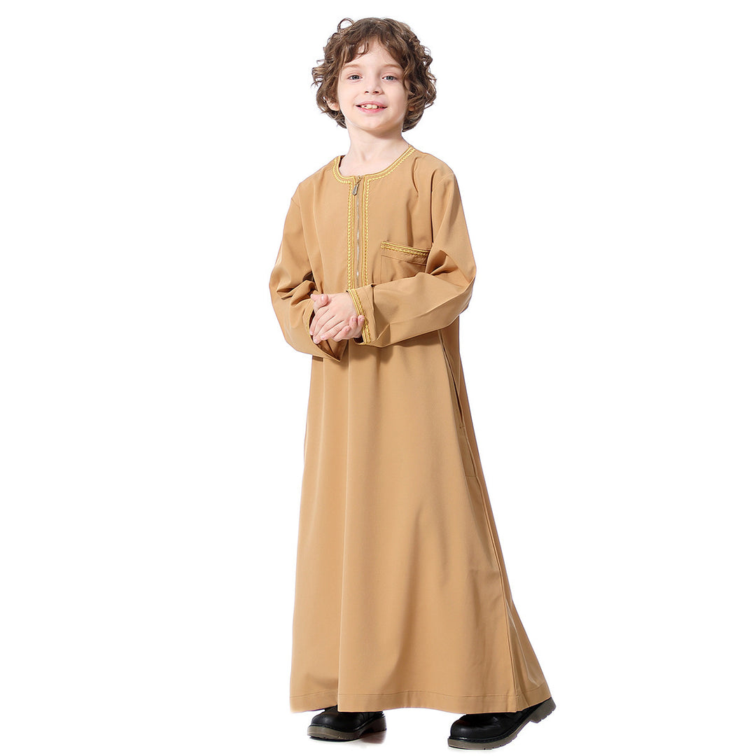 Muslim Modest Teen Boy Robe - Golden Treasures 