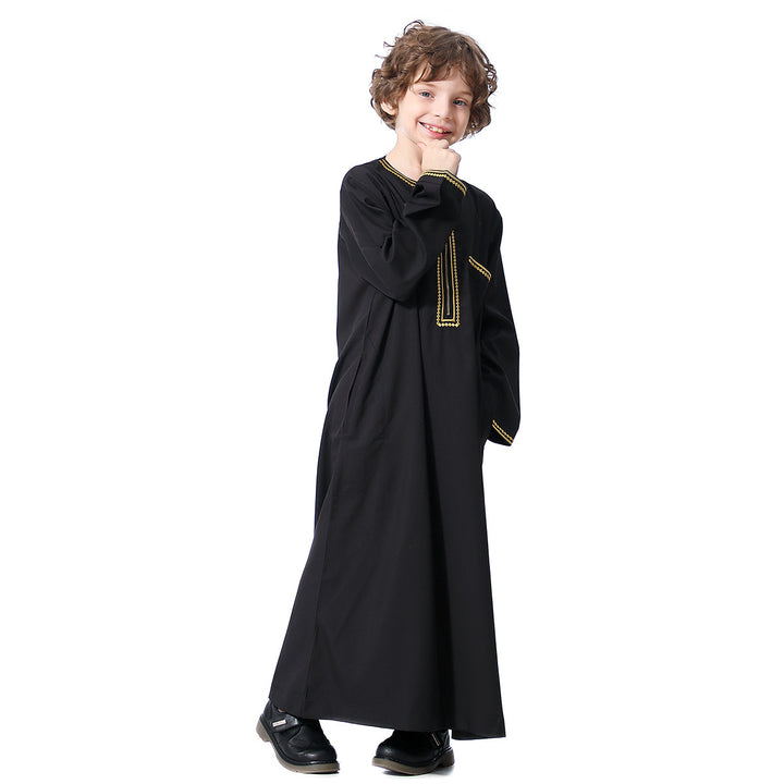 Muslim Modest Teen Boy Robe - Golden Treasures 