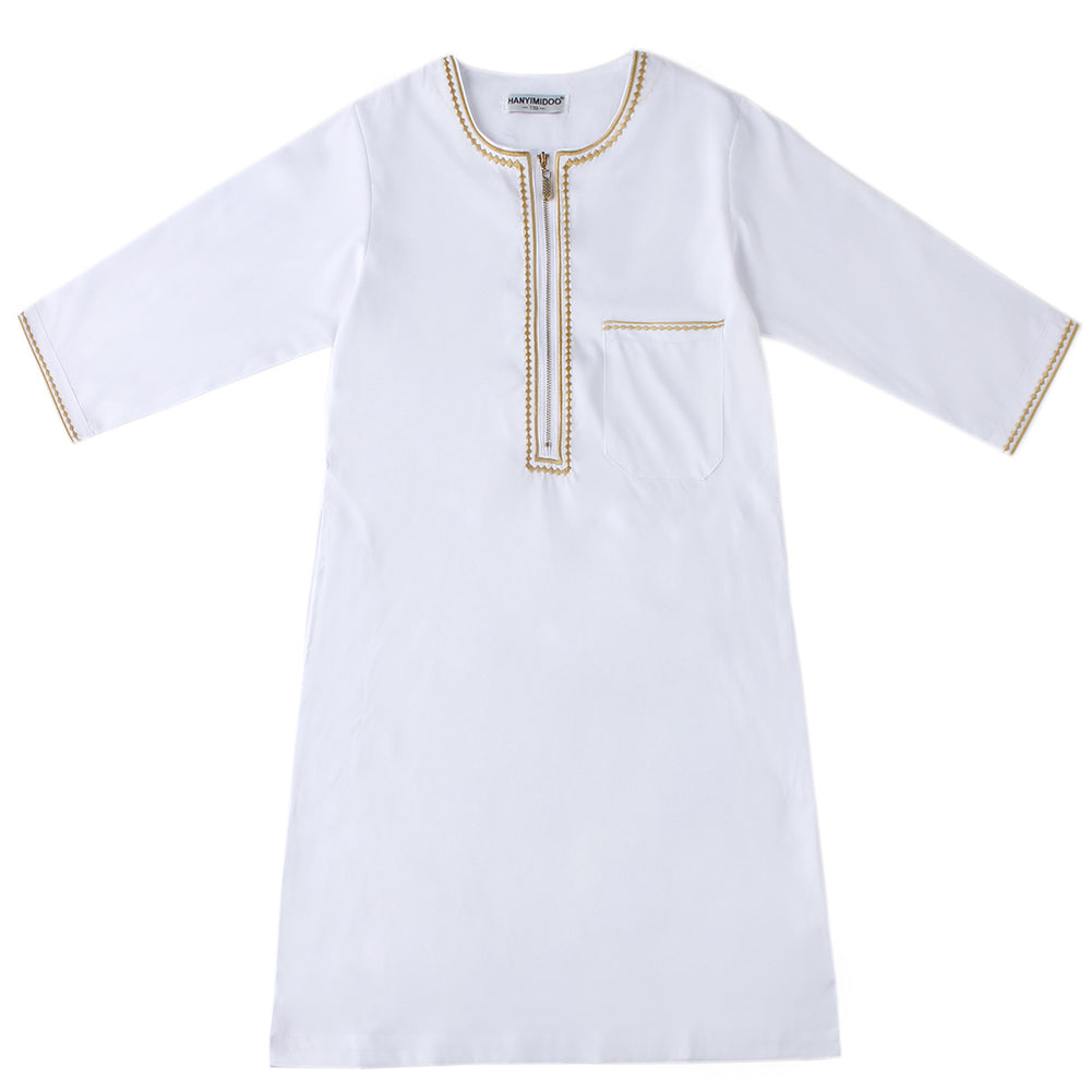 Muslim Modest Teen Boy Robe - Golden Treasures 