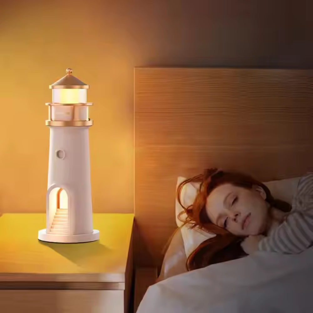 Moon Projection Lighthouse Night Lights Motion Sensor Bluetooth Music