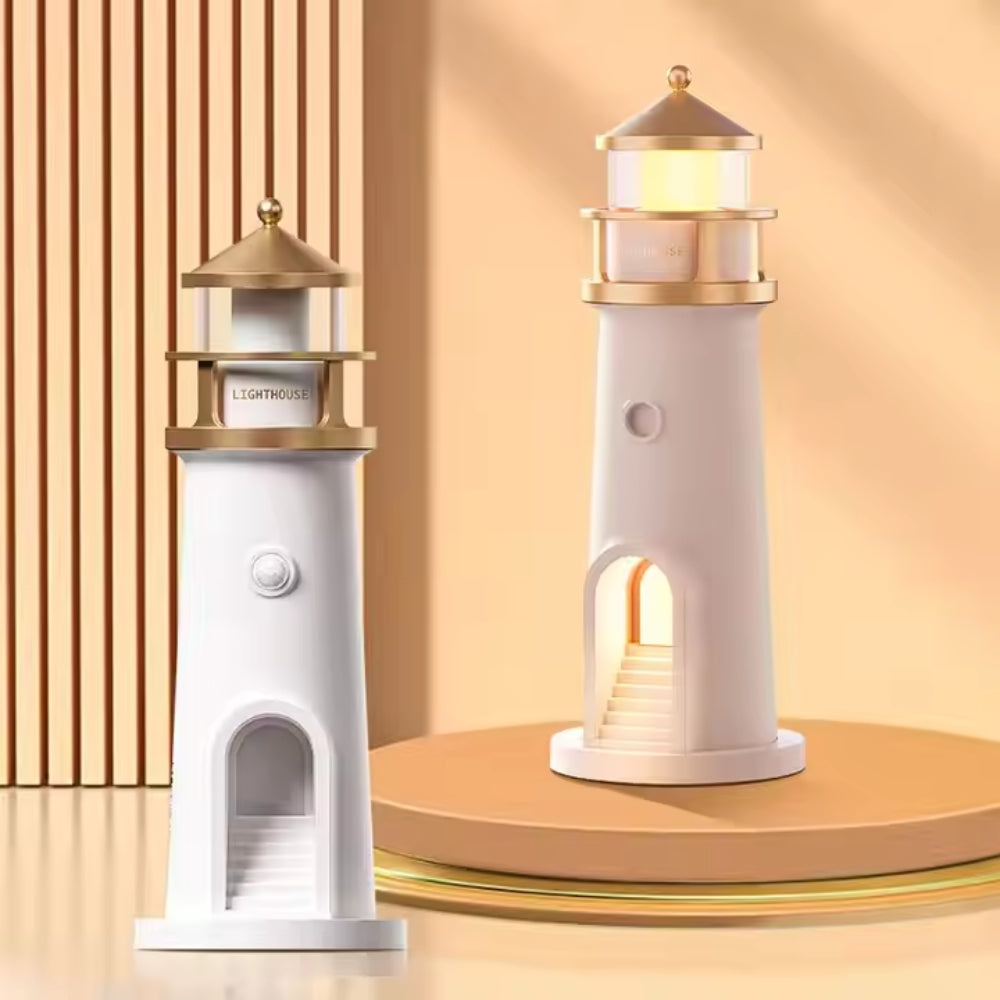 Moon Projection Lighthouse Night Lights Motion Sensor Bluetooth Music