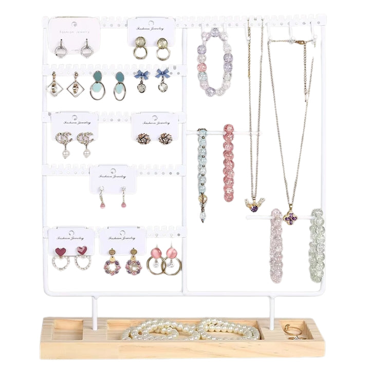 Multifunctional Jewelry Rack Display Earring Necklace Ring Storage Rack