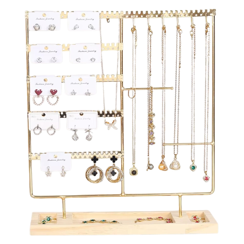 Multifunctional Jewelry Rack Display Earring Necklace Ring Storage Rack