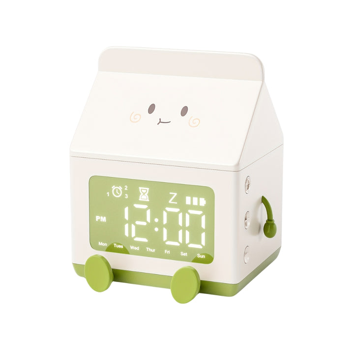 Milk Box Digital Alarm Clock