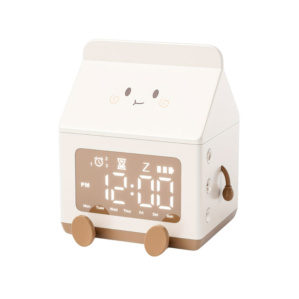 Milk Box Digital Alarm Clock