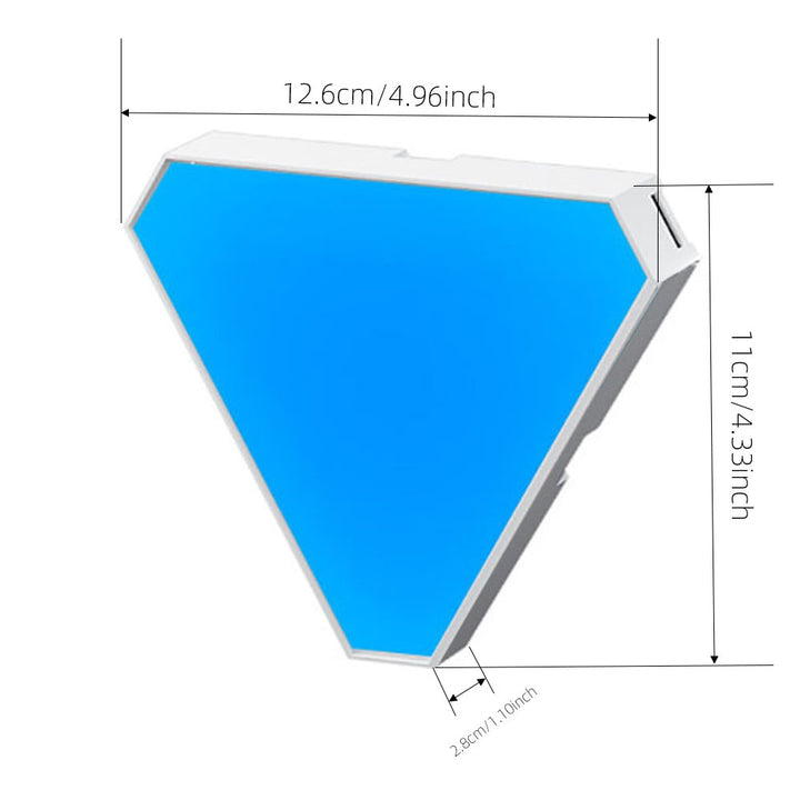 LED Triangular Quantum Lamp RGB Wall Lamp