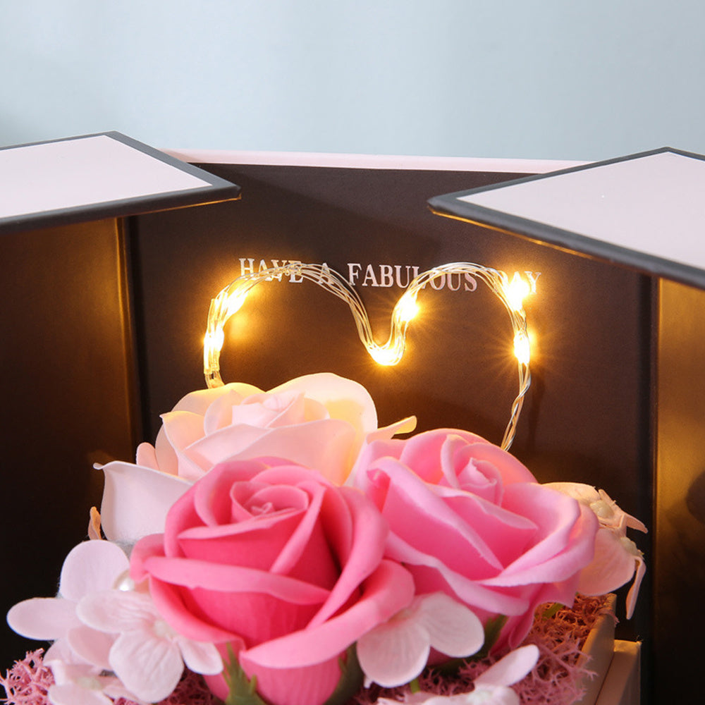 Pink Lamp Gift Box Valentine's Day Creative Gift - Golden Treasures  # #