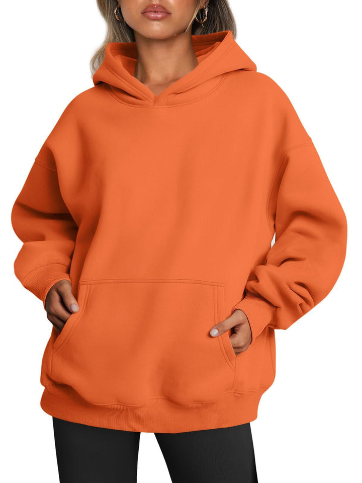 Women's Oversized Hoodies Fleece Loose Sweatshirts With Pocket Long Sleeve Pullover Hoodies Sweaters Winter Fall Outfits Sports Clothes - Golden Treasures  # #