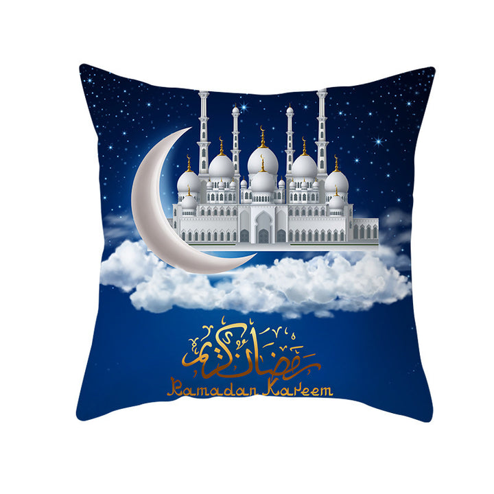 Muslim Halal Ramadan Eid Mubarak Home Decor Pillowcase - Golden Treasures  # #