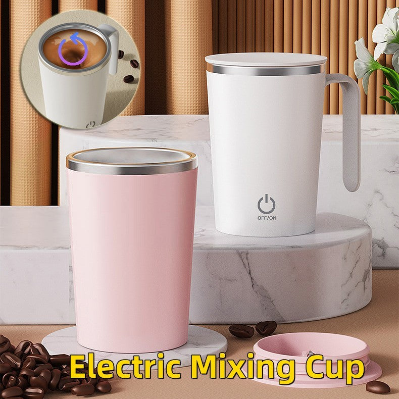 Kitchen Electric Mixing Cup Stirring Coffee Cup Automatic Mixing Mugs Cup Lazy Rotating Magnetic Water Cup - Golden Treasures  # #