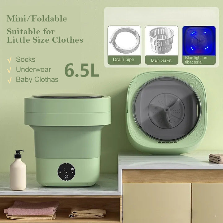 Mini Foldable Washing Machine Portable - Golden Treasures 