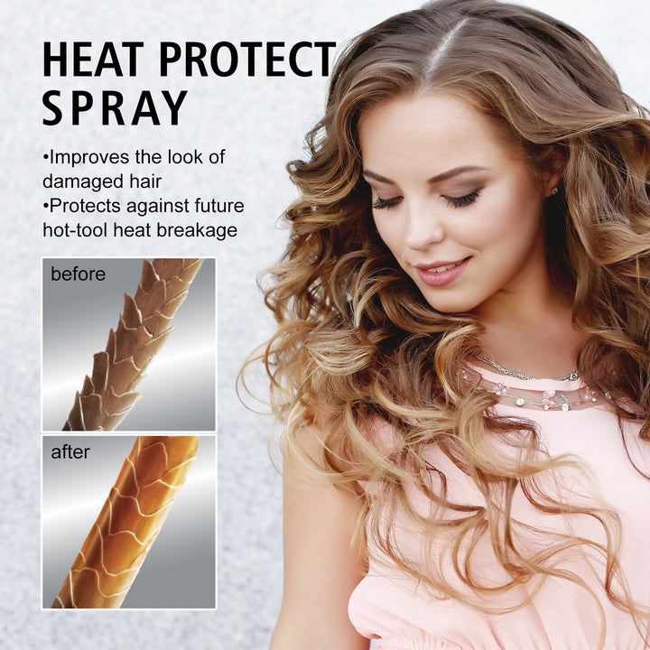 Hair Heat Insulation Protection Spray Curly Hair - Golden Treasures  # #