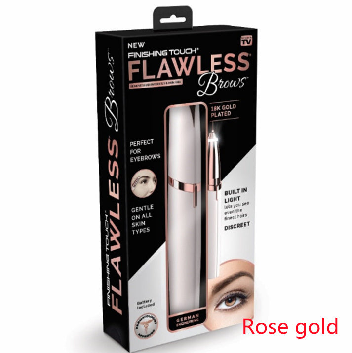 Flawlessly Brows Electric Eyebrow Remover - Golden Treasures  # #