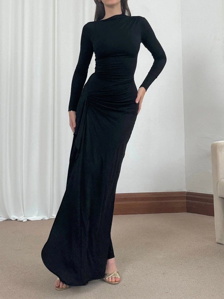 Slim-fitting Long-sleeved Dress Fashion Long Dresses For Women