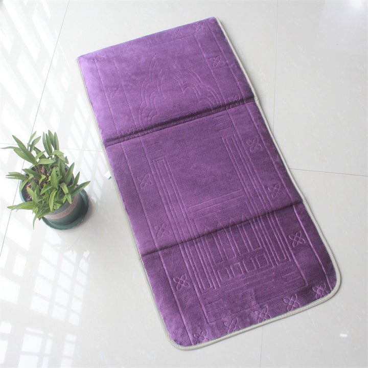 New Folding Backrest Portable Prayer Mat - Golden Treasures 