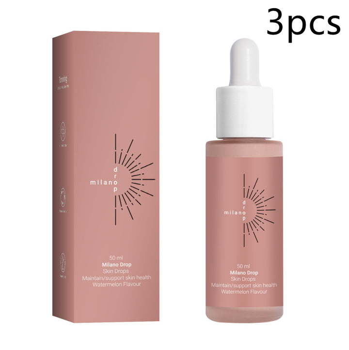 Tanning Face Serum Skin Dark Bronzer Self Tanning Serum Drops