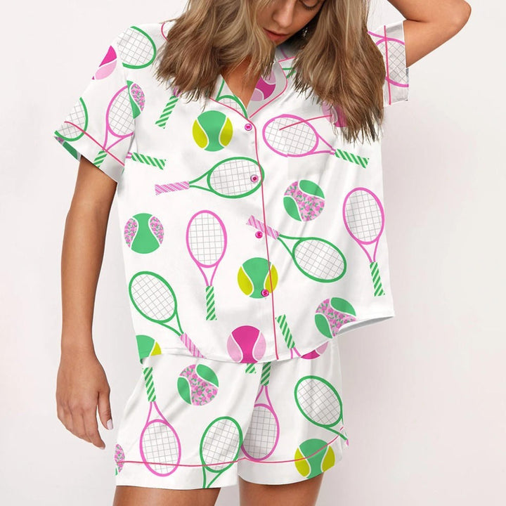 Short-sleeved Shorts Set Women Pjs