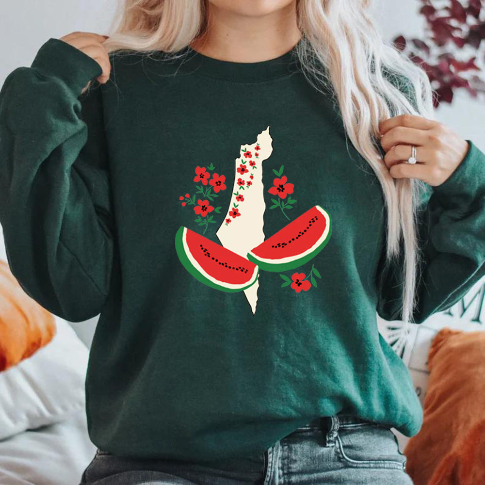 Watermelon Sweatshirts Funny Watermelon Women