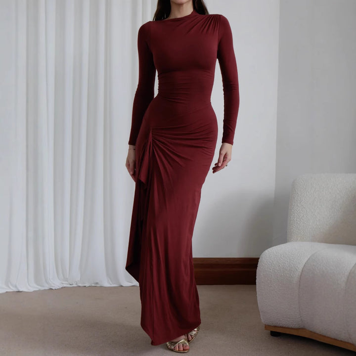 Slim-fitting Long-sleeved Dress Fashion Long Dresses For Women