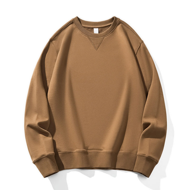 Men's Combed Cotton Round Neck Sweater Wool - Golden Treasures  # #