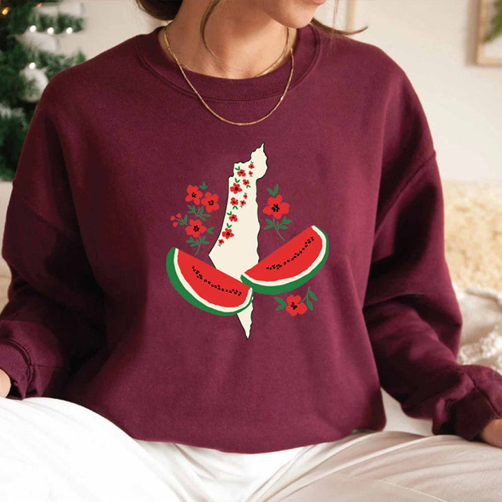 Watermelon Sweatshirts Funny Watermelon Women