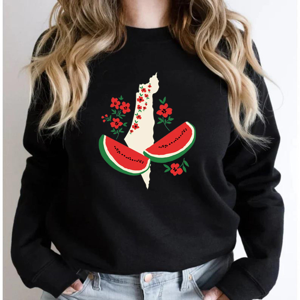 Watermelon Sweatshirts Funny Watermelon Women