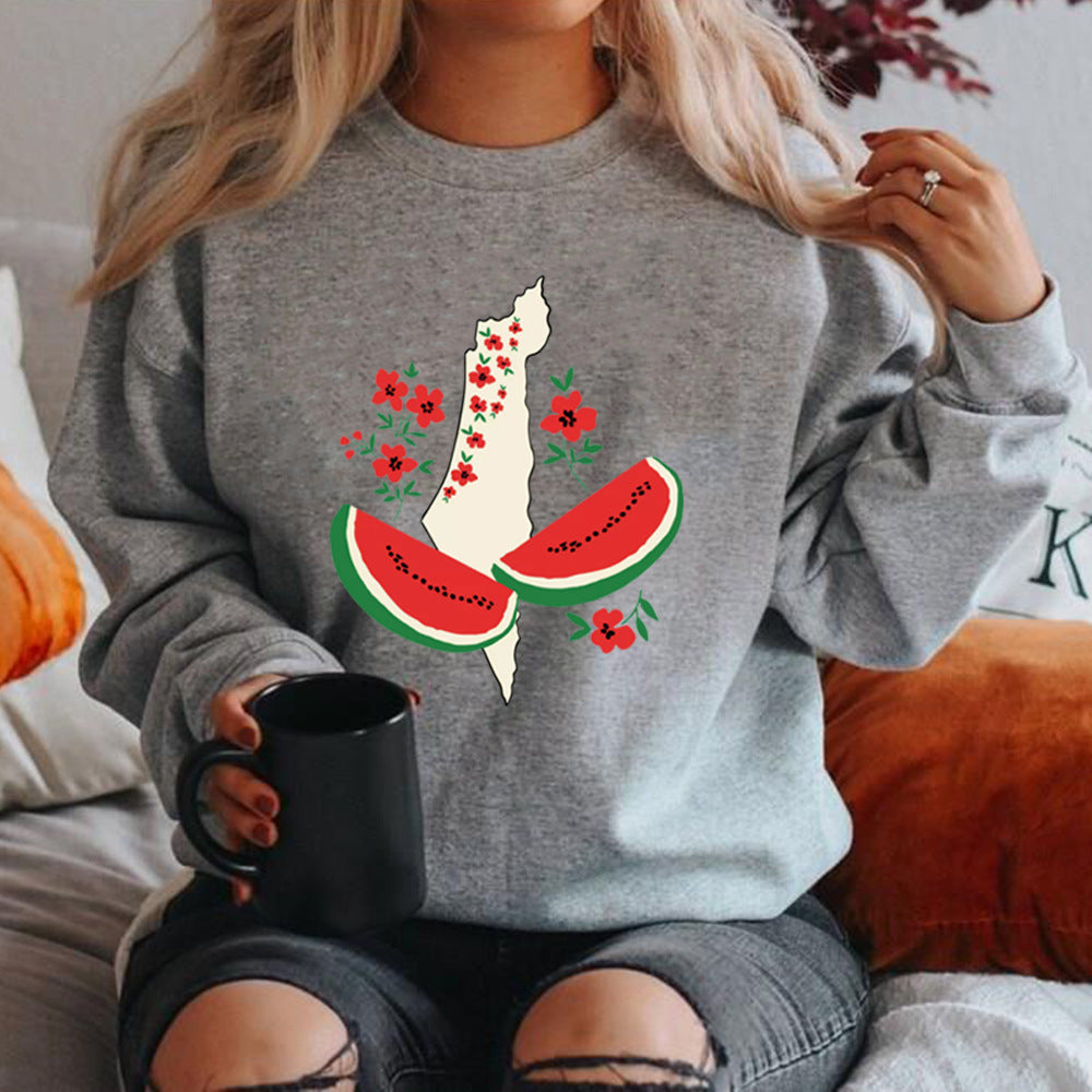 Watermelon Sweatshirts Funny Watermelon Women