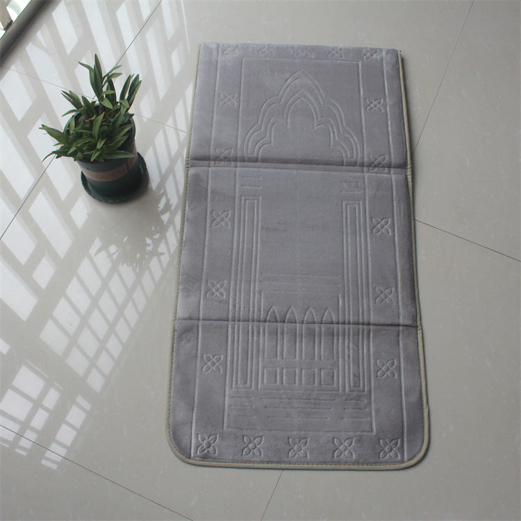 New Folding Backrest Portable Prayer Mat - Golden Treasures 