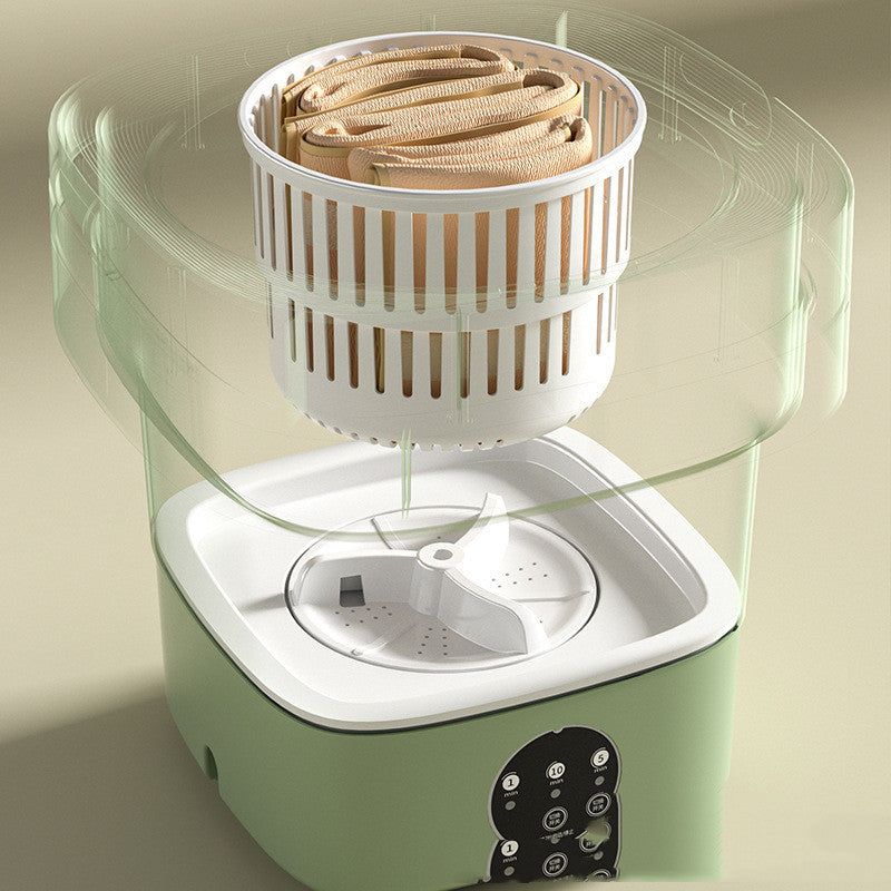 Mini Foldable Washing Machine Portable - Golden Treasures 