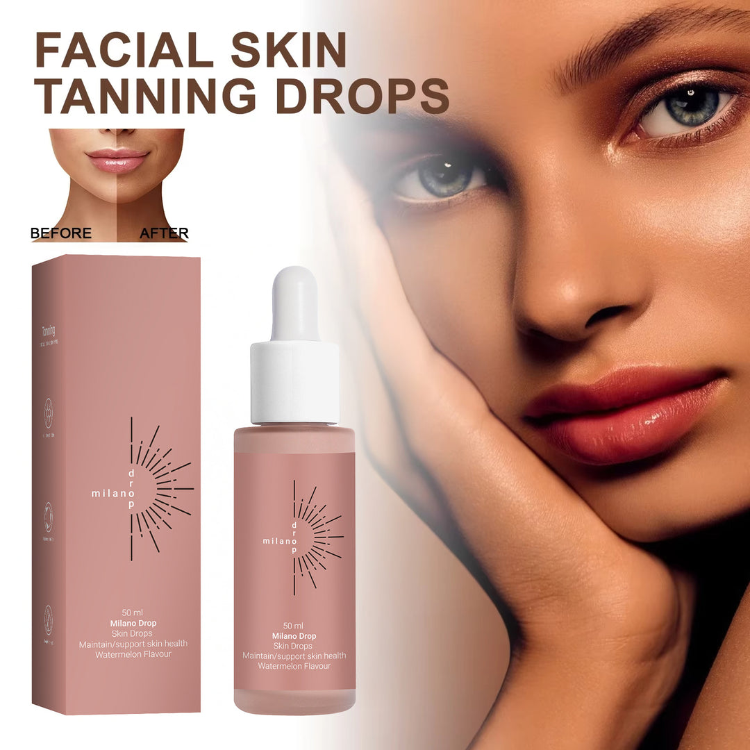 Tanning Face Serum Skin Dark Bronzer Self Tanning Serum Drops