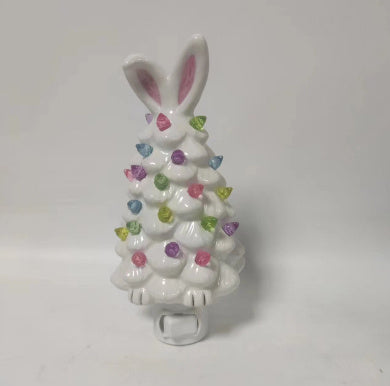 Easter Bunny Shape Tree Decorations Spring Easter Bunny Glow Ornaments Easter Bunny Tree