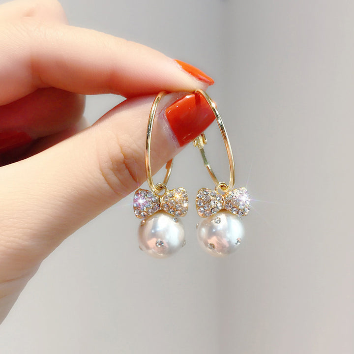 Japanese And Korean Style Sweet And Lovely Earrings - Golden Treasures  # #