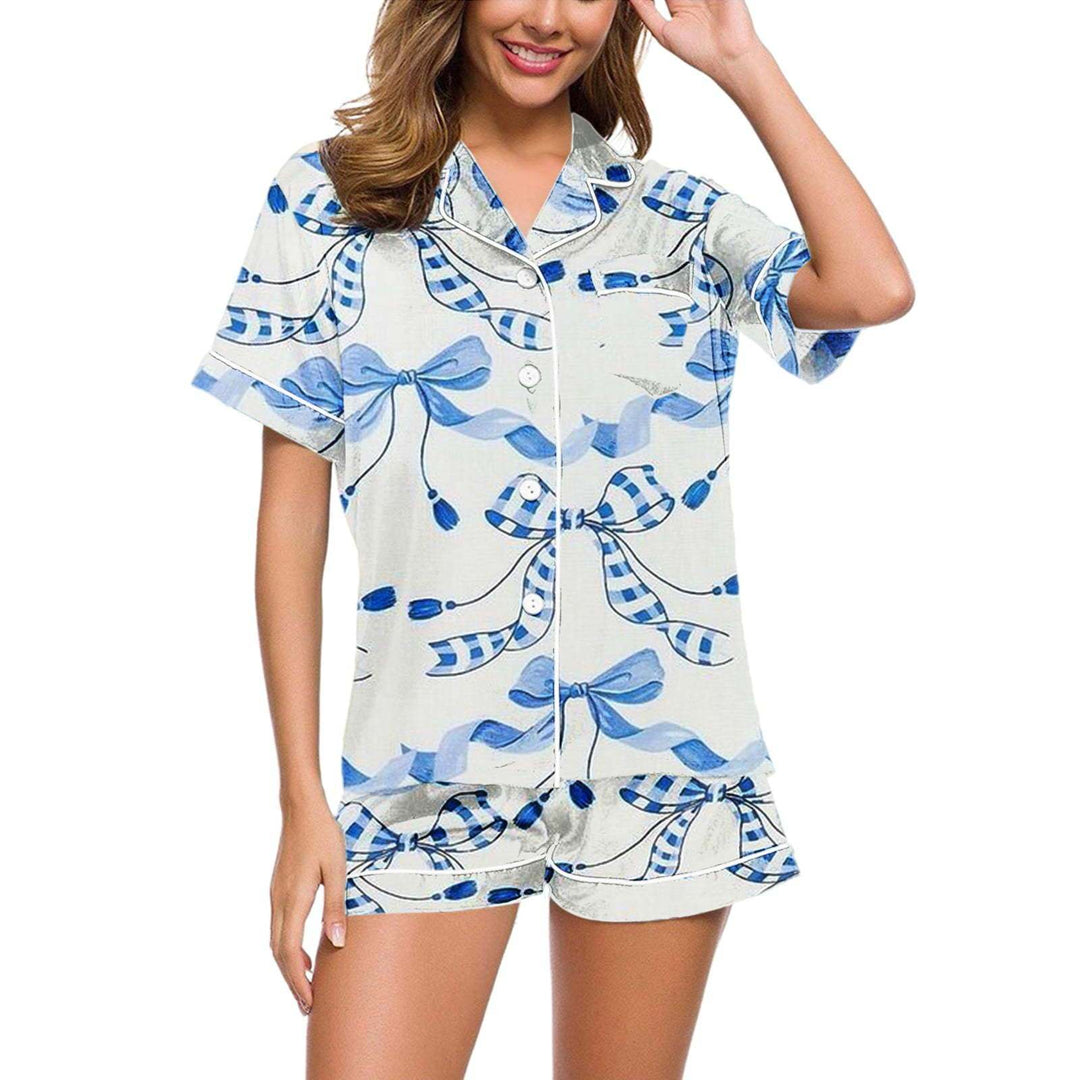 Short-sleeved Shorts Set Women Pjs