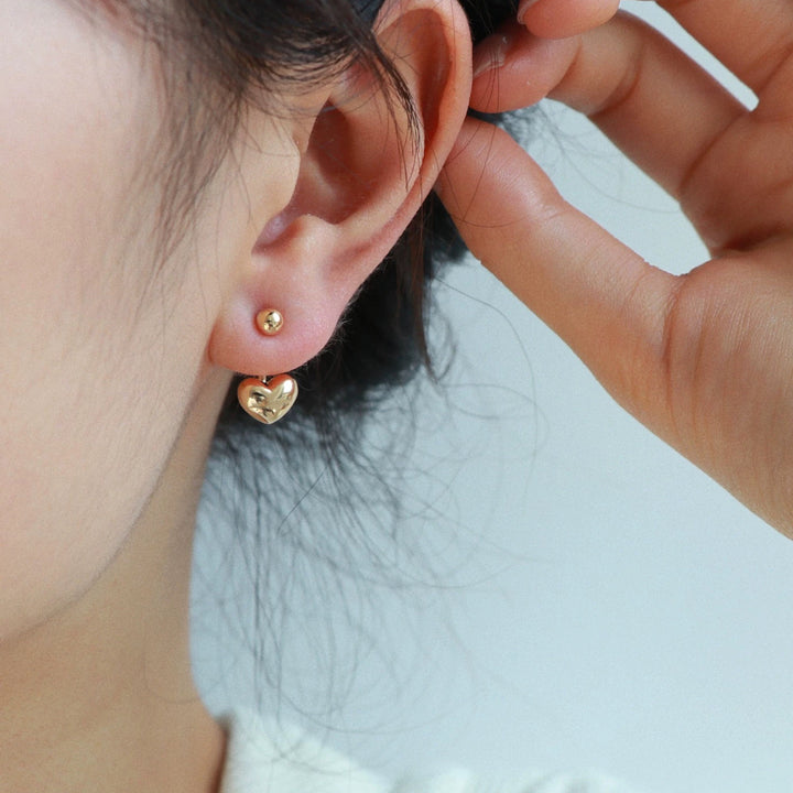 Retro Hong Kong Style Elegant Ear Studs Niche High Sense - Golden Treasures  # #