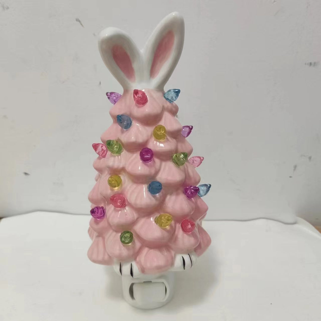 Easter Bunny Shape Tree Decorations Spring Easter Bunny Glow Ornaments Easter Bunny Tree