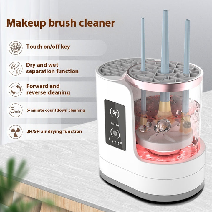 Electric Makeup Brush Cleaner Rechargeable Makeup Brushes Cleaning Tool Automatic Makeup Brush Cleaning Stand Device - Golden Treasures  # #