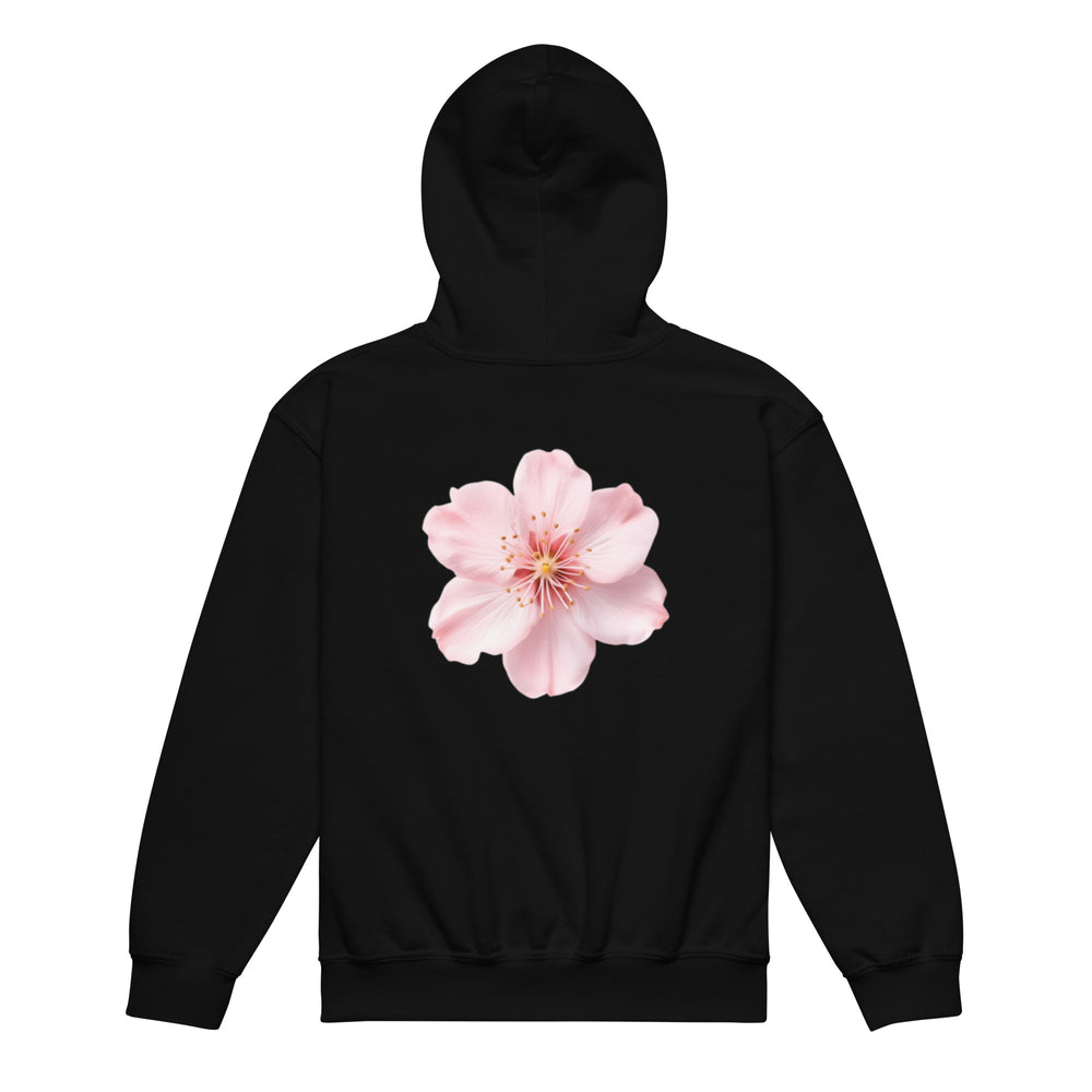 Youth Flower hoodie, 'You are loved' Quote - Golden Treasures  # #