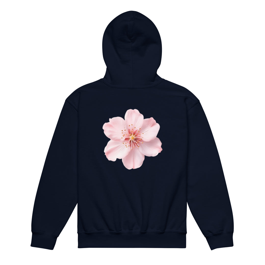 Youth Flower hoodie, 'You are loved' Quote - Golden Treasures  # #